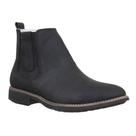 Botina Masculina Bico Redondo Graxo Preto Potro 36627