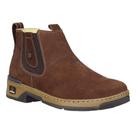 Botina Masculina Bico Redondo Marrom Zebu 33557 Botina Masculina Bico Redondo Marrom Zebu 33557
