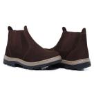 Botina Masculina bota de couro solado costurado