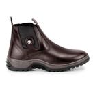 Botina Masculina Butina Couro Legítimo Bota Agro Trabalho