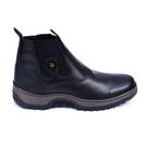 Botina Masculina Cano Médio Conforto Couro Premium Botina Masculina Cano Médio Conforto Couro Premium