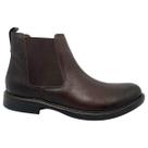 Botina Masculina Casual Dia a Dia Passeio Trabalho Sítio Chelsea em Couro Free Way Gard