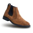 Botina Masculina Chelsea Bico Redondo Camurça Conforto Elástico Calçar Casual Passeio Trabalho Botina Masculina Chelsea Bico Redondo Camurça Conforto Elástico Calçar Casual Passeio Trabalho