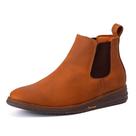 Botina Masculina Couro Rustico Confort Rf 1900