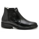Botina Masculina Pele Carneiro Marrom Sola Borracha 1501-PRETO Botina Masculina Pele Carneiro Marrom Sola Borracha 1501-PRETO