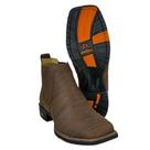 Botina Masculina Zebu Mustang Terra Bico Quadrado Couro Ondas Ref. 57030MS05 Botina Masculina Zebu Mustang Terra Bico Quadrado Couro Ondas Ref. 57030MS05