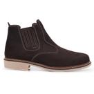 Botina Masculino Chelsea Cano Curto Macia Moderna Bota Latex