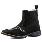 Botina Preta Nelore Boots Bico Quadrado - Conforto E Estilo Botina Preta Nelore Boots Bico Quadrado - Conforto E Estilo