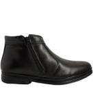 Botina Social Masculina em Couro Leve Comfort Air Tech Leve Terapia 46502