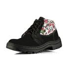 Botina tba nobuck flor