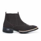 Botina Texana Nobuck Masculina Country Cano Médio Macia