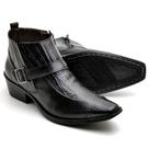 Botina Texas de Couro - Country - Ref 606