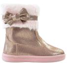 Botinha Fashion Molekinha Rosa Metalizada 2127.216 Botinha Fashion Molekinha Rosa Metalizada 2127.216