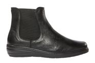Botinha Fem em Couro Mestiço Preto- Cod 5971 Botinha Fem em Couro Mestiço Preto- Cod 5971