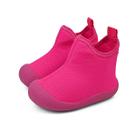 Botinha Infantil Bebê Menina Pink Cano Alto Inverno Antiderrapante Confortável Mzshoes