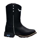 Botinha Texana Infantil Country Cano Longo em Couro