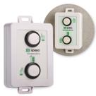 Botoeira 2 Botão Dupla Com Fio Simples Para Fechadura Ipec