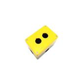 BOTOEIRA PLASTICA VAZIA - BMY102 - AMARELA - (2 FURO/22,5mm) BOTOEIRA PLASTICA VAZIA - BMY102 - AMARELA - (2 FURO/22,5mm)