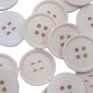 Botões 4 Furos Brilhante Plástico ABS Nude 19mm 44348 Botao colorido para confecção artesanatos e camisas