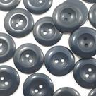Botões 4 Furos Brilhante Plástico ABS Preto 19mm 44371 Botão criativo para confecção roupas e artesanato