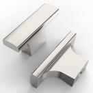 Botões de gabinete Asidrama, pacote com 10, níquel acetinado, zinco, 5 cm Botões de gabinete Asidrama, pacote com 10, níquel acetinado, zinco, 5 cm