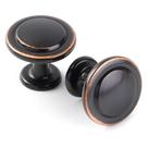 Botões de gabinete KOOFIZO 31 mm, bronze polido a óleo, pacote com 30