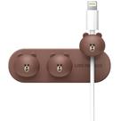 Botões de gerenciamento de cabos magnéticos elago LINE Friends Brown