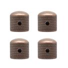 Botões de guitarra XIYANGJUAN Metal Red Copper para guitarra elétrica