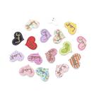 Botões De Madeira De Natal 50pcs Botões De Costura Com 2 Furos Para Artesanato E Decoração DIY