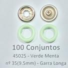 Botões de Pressão 35 Tic-Tac 9,5 mm Colorido Latão Arinho Niquelado 9,5mm 50Un 100Un 200Un roupa infantil Botão BP35