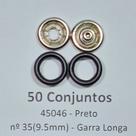 Botões de Pressão Nº 35 Tic-Tac Colorido Latão Variadas Preto 9,5mm 50Un 100Un 200Un roupa infantil Botão 45046V Botões de Pressão Nº 35 Tic-Tac Colorido Latão Variadas Preto 9,5mm 50Un 100Un 200Un roupa infantil Botão 45046V