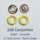 Botões de Pressão Nº 35 Tic-Tac Colorido Latão Variados Amarelo 9,5mm 50Un 100Un 200Un roupa infantil Botão 45007V Botões de Pressão Nº 35 Tic-Tac Colorido Latão Variados Amarelo 9,5mm 50Un 100Un 200Un roupa infantil Botão 45007V