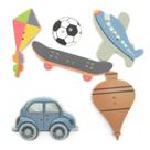 Botões Kit Brinquedos 2038 - 6 unid