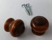 Botões para Mesa de Piano In Tune 2 Madeira Nogueira 2 cm