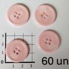 Botões Rosa 25mm Plástico roupas casaco Botão 44277V