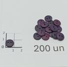 Botões Roxo 10mm 2 Furos Fosco 50Un 100Un 200Un confecção camisas vestidos casaco Botão 1142