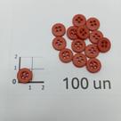 Botões Telha 10mm 4 Furos Fosco 50Un 100Un 200Un confecção roupas artesanato casaco Botão 44942