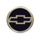Boton Calota Resinado 58mm Preto Kit C 4 Universal Gm Nk-139672