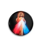 Boton Jesus Misericordioso Alumínio Broche Alfinete