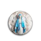 Boton Nossa Senhora das Graças Alumínio Broche Alfinete