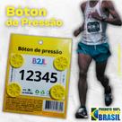 Bóton pressão Amarelo número peito corrida de rua c/ 4 unid. Bóton pressão Amarelo número peito corrida de rua c/ 4 unid.