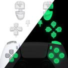 Botones de reemplazo eXtremeRate que brillan en la oscuridad en verde para PS5 Botones de reemplazo eXtremeRate que brillan en la oscuridad en verde para PS5