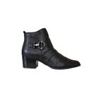 Bottero Bota Feminina Cano Curto em Couro Ref. 349313 - Bottero Bota Feminina Cano Curto em Couro Ref. 349313 -