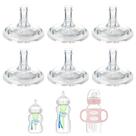Bottle Nipple XUNICUTE Sippy Straw para garrafas de gargalo largo, 6 unidades