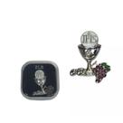 Botton Broche de Metal Eucaristia Santa Ceia JHS + Caixinha Botton Broche de Metal Eucaristia Santa Ceia JHS + Caixinha