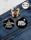 Botton GEDUMIX Banda Pink Floyd Rock 1.0 - 3 Peças