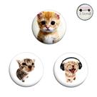 Botton GEDUMIX Cat Memes Gatinhos 1.0 - 3 Peças