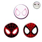 Botton GEDUMIX Homem Aranha Aranhaverso 1.0 - 3 Peças