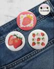 Botton Gedumix Morangos Strawberry Aesthetic 1.0 - 3 Peças Botton Gedumix Morangos Strawberry Aesthetic 1.0 - 3 Peças