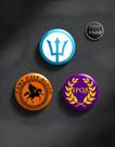 Botton GEDUMIX Percy Jackson 1.0 - 3 Peças Botton GEDUMIX Percy Jackson 1.0 - 3 Peças